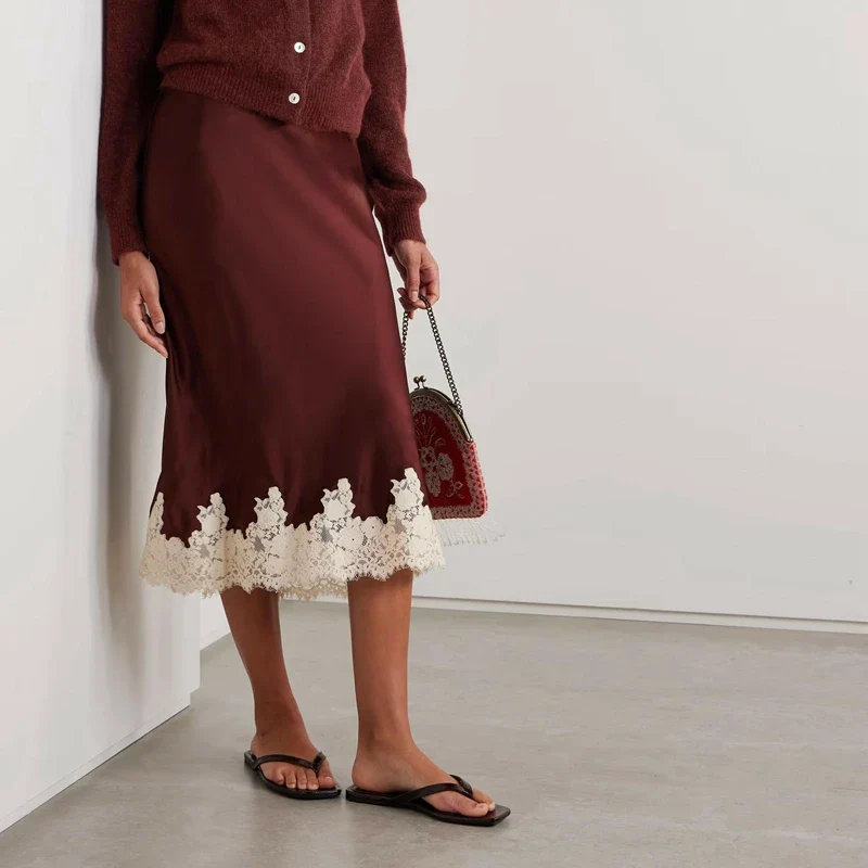 Aniceta - Gonna Midi Elegante e Soffice - Image 5