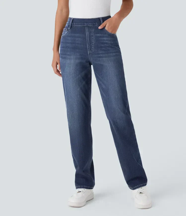 Bianchina - Pantaloni in Denim Morbido