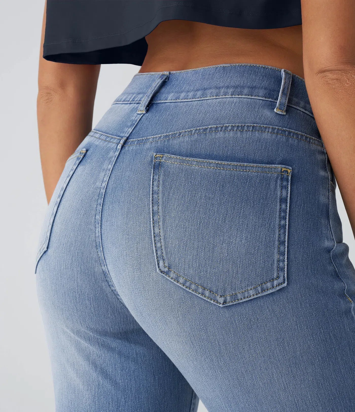 Bianchina - Pantaloni in Denim Morbido - Image 5