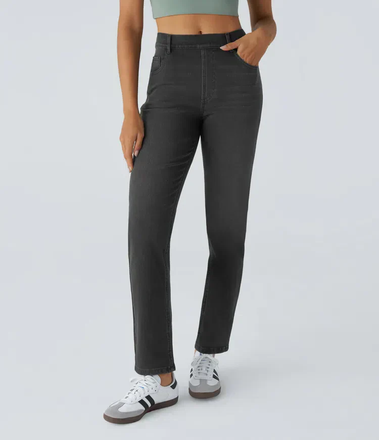 Bianchina - Pantaloni in Denim Morbido - Image 6