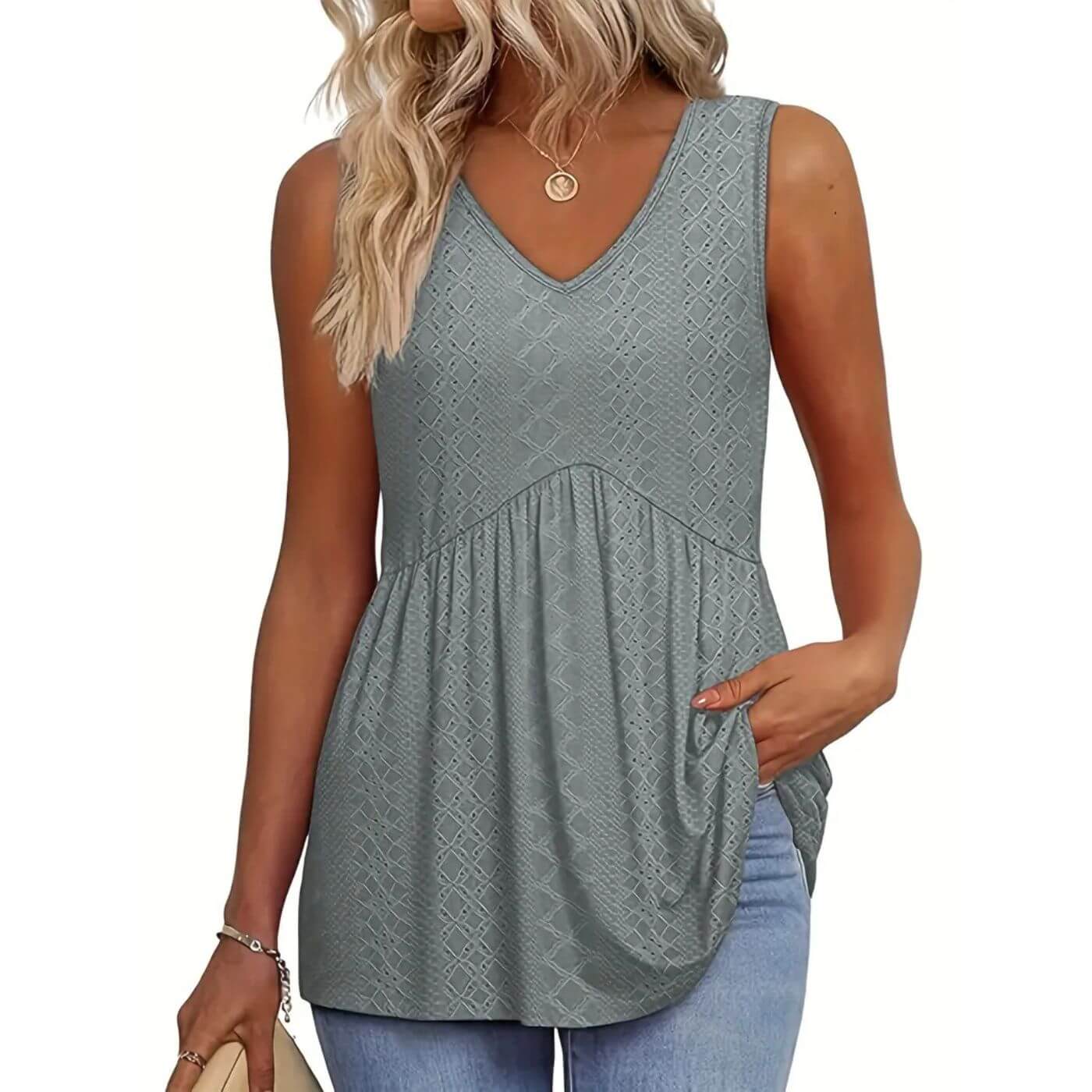 Carmelinda - Blusa Testurizzata Fluide - Image 3