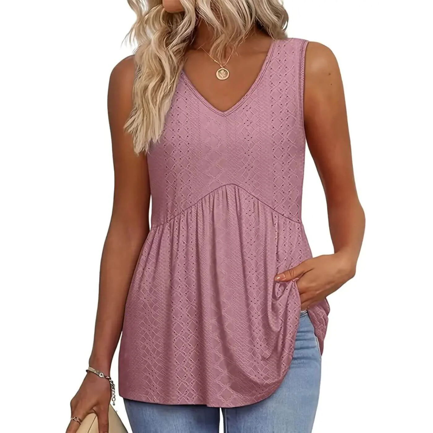 Carmelinda - Blusa Testurizzata Fluide - Image 4