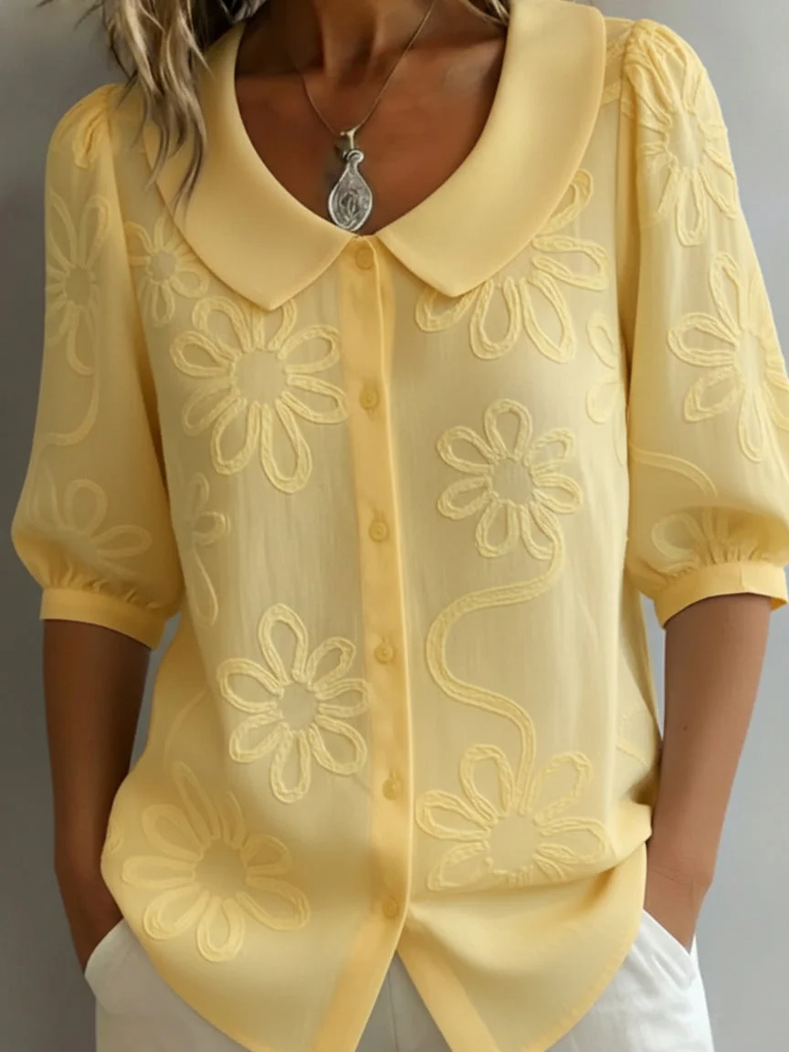 Daria - Blusa Floreale Morbida