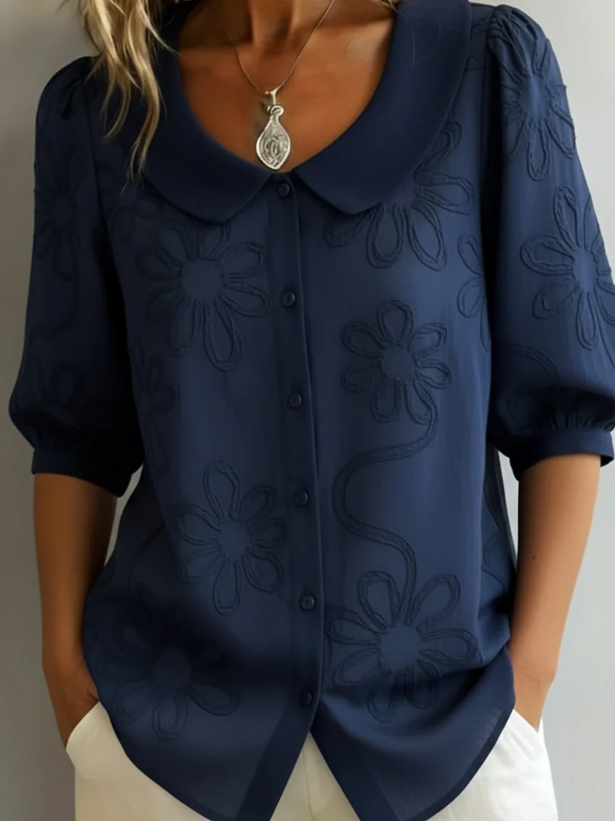 Daria - Blusa Floreale Morbida - Image 5
