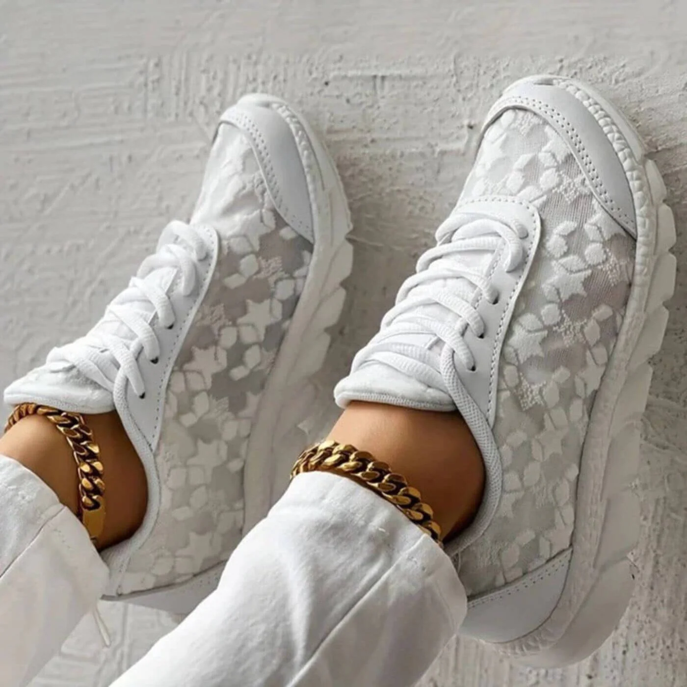 Enrica - Sneakers floreali imbottite - Image 2