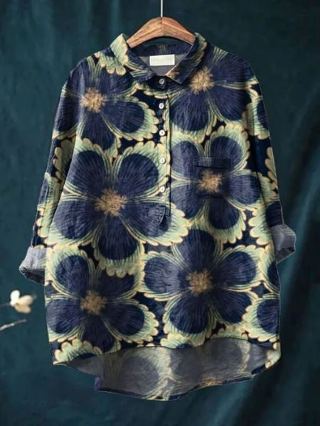 Fiorenza - Blusa Floreale Morbida