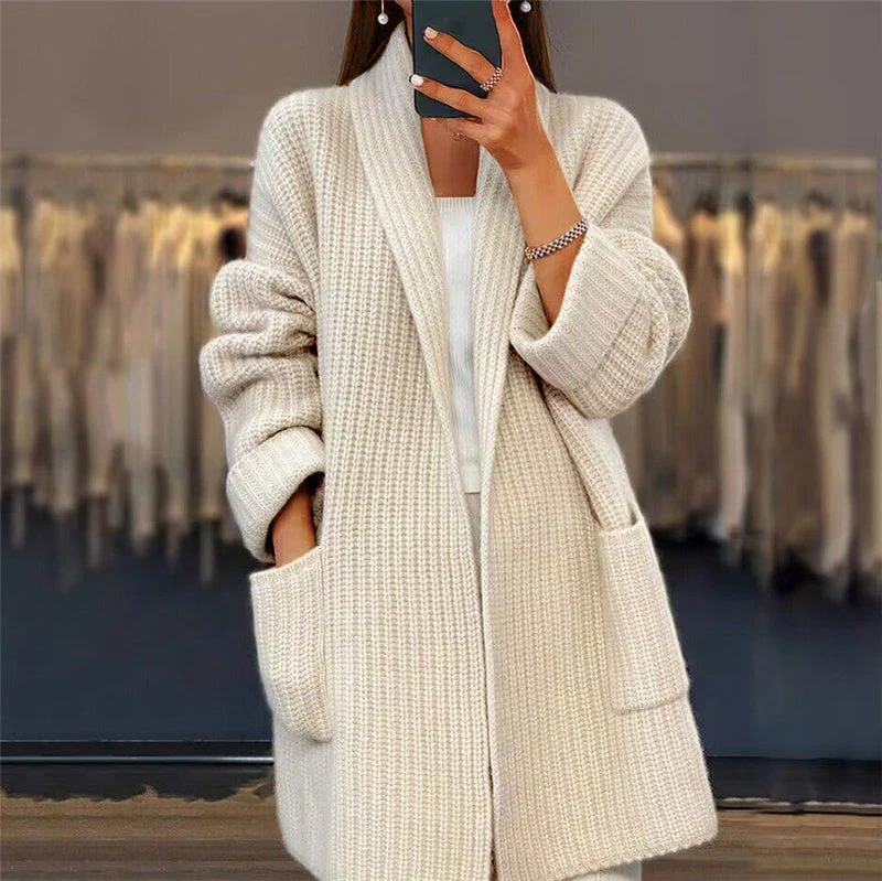 Flaviana - Cardigan in Maglia Coccola