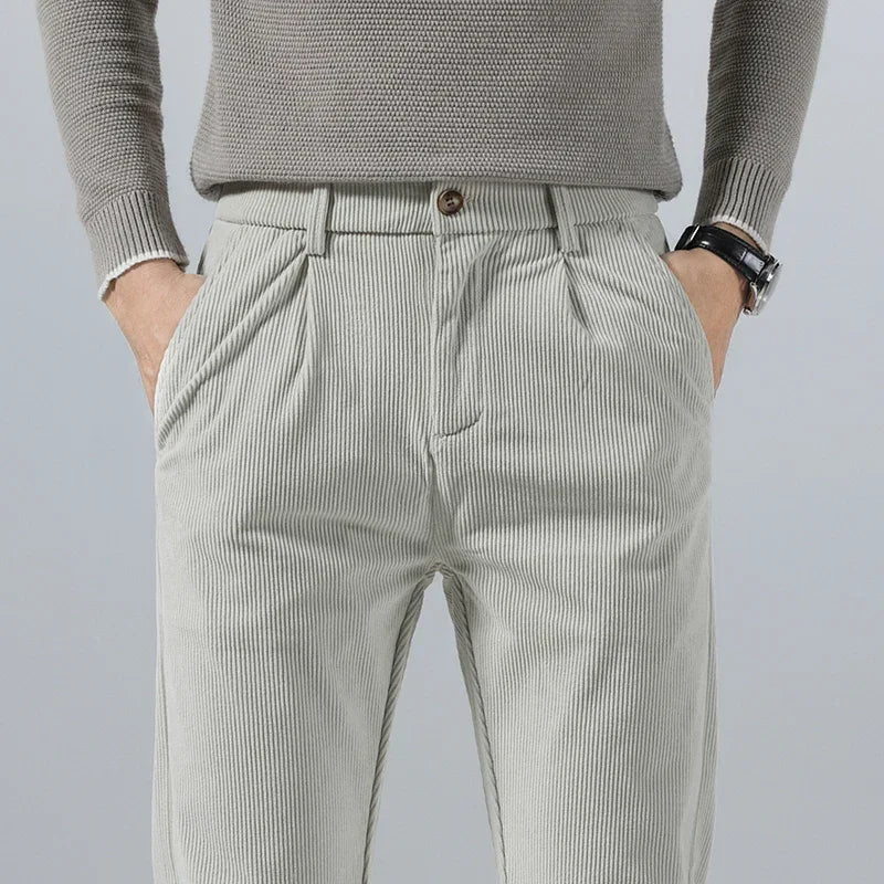 Giovanni - Comodi pantaloni in velluto a coste - Image 6