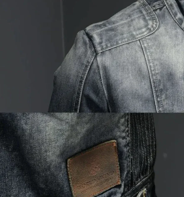 Giovanni - Giacca di Jeans Trendy con Effetto Consumato - Image 5