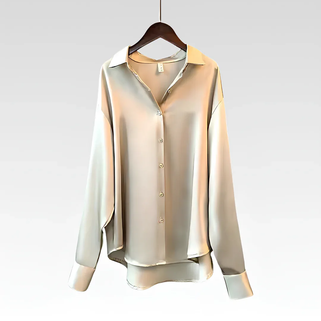 Giulia – Camicia di raso elegante e lussuosa - Image 3