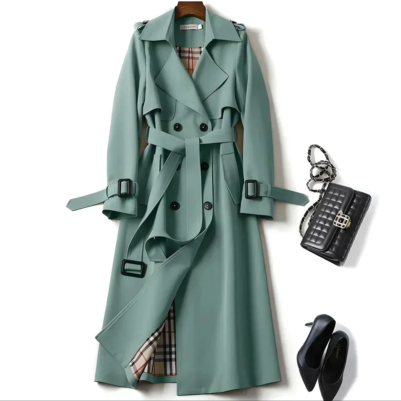 Isolina - Trench Coat Elegante e Soffice - Image 3