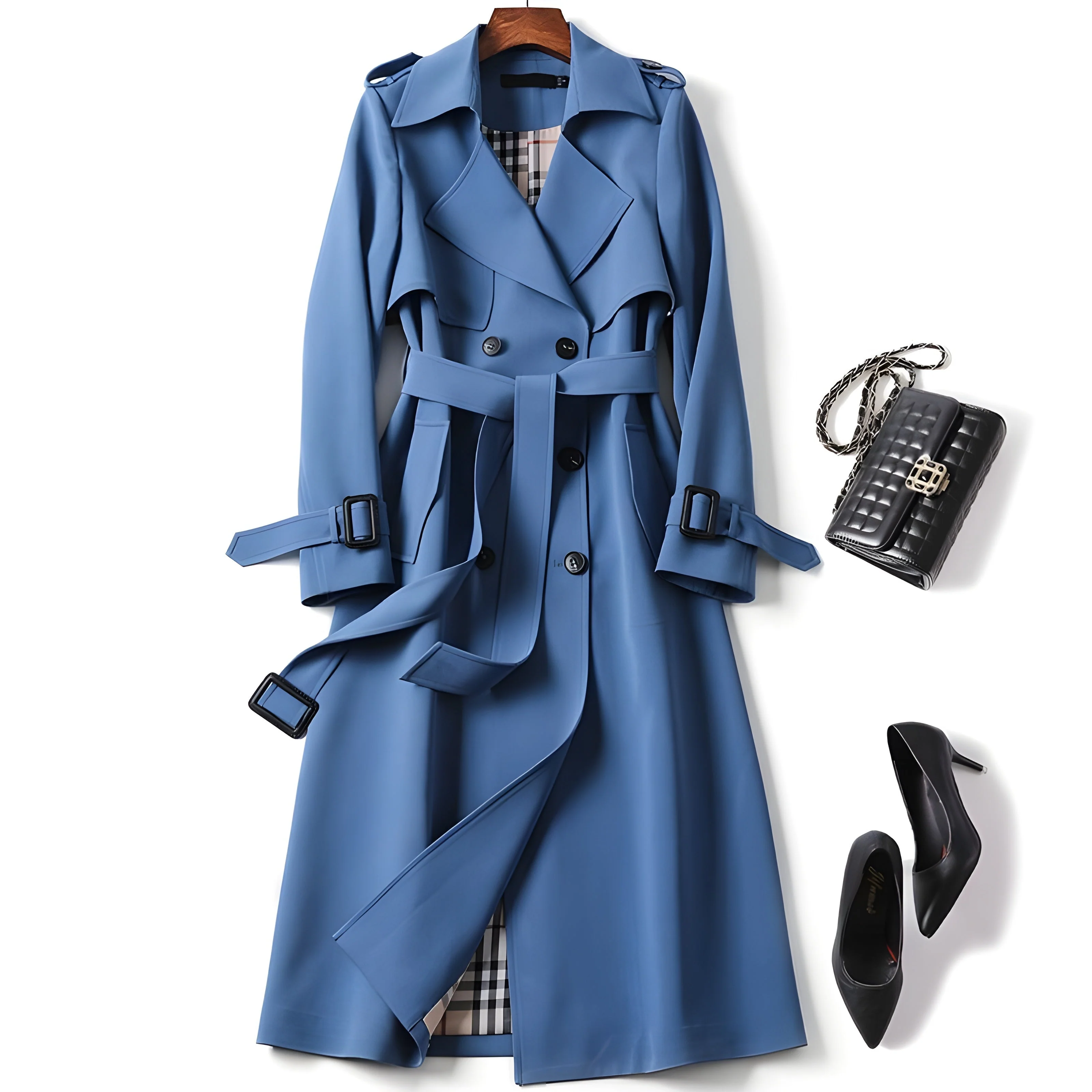 Isolina - Trench Coat Elegante e Soffice - Image 4
