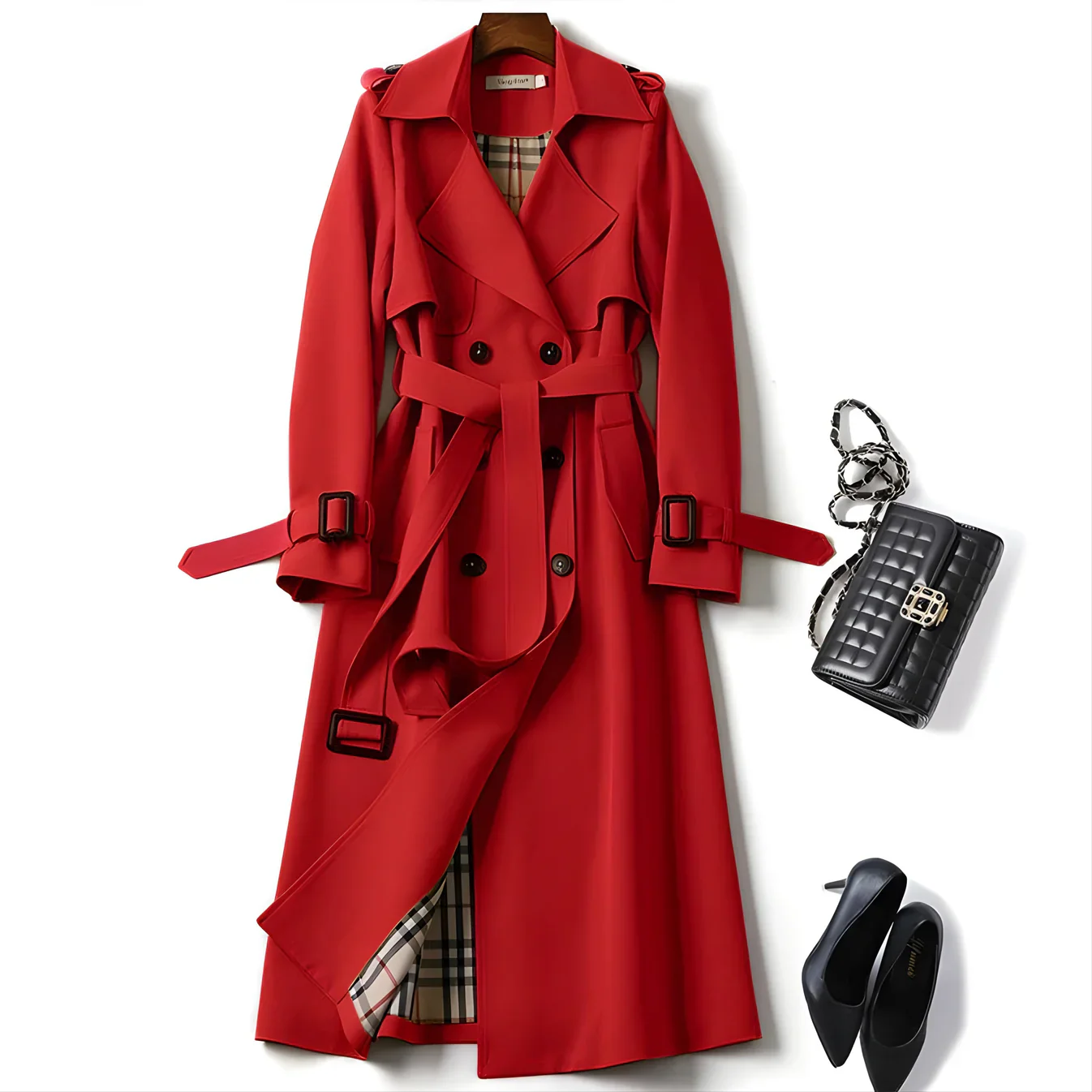 Isolina - Trench Coat Elegante e Soffice - Image 5