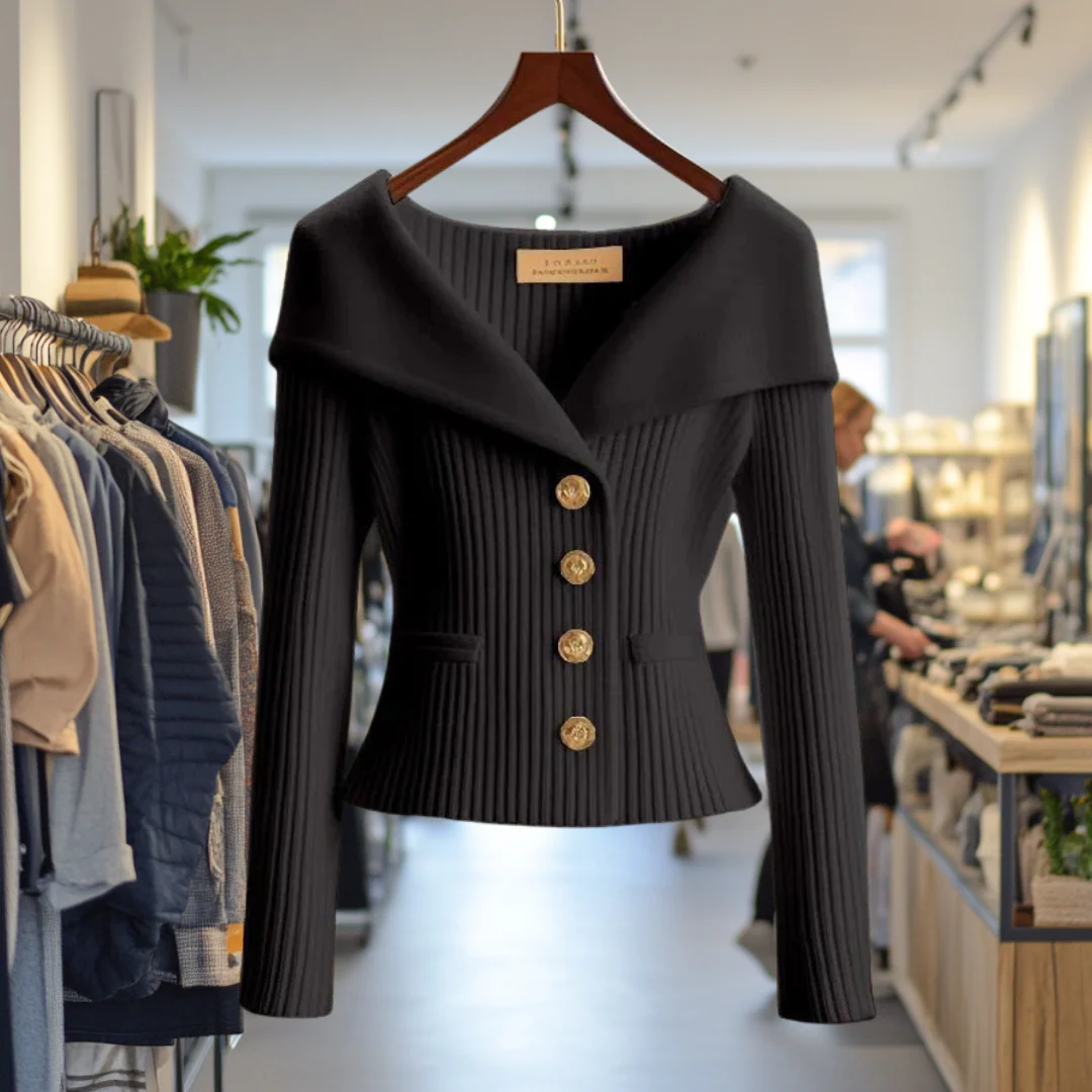 Jovana - Cardigan a coste elegante - Image 4