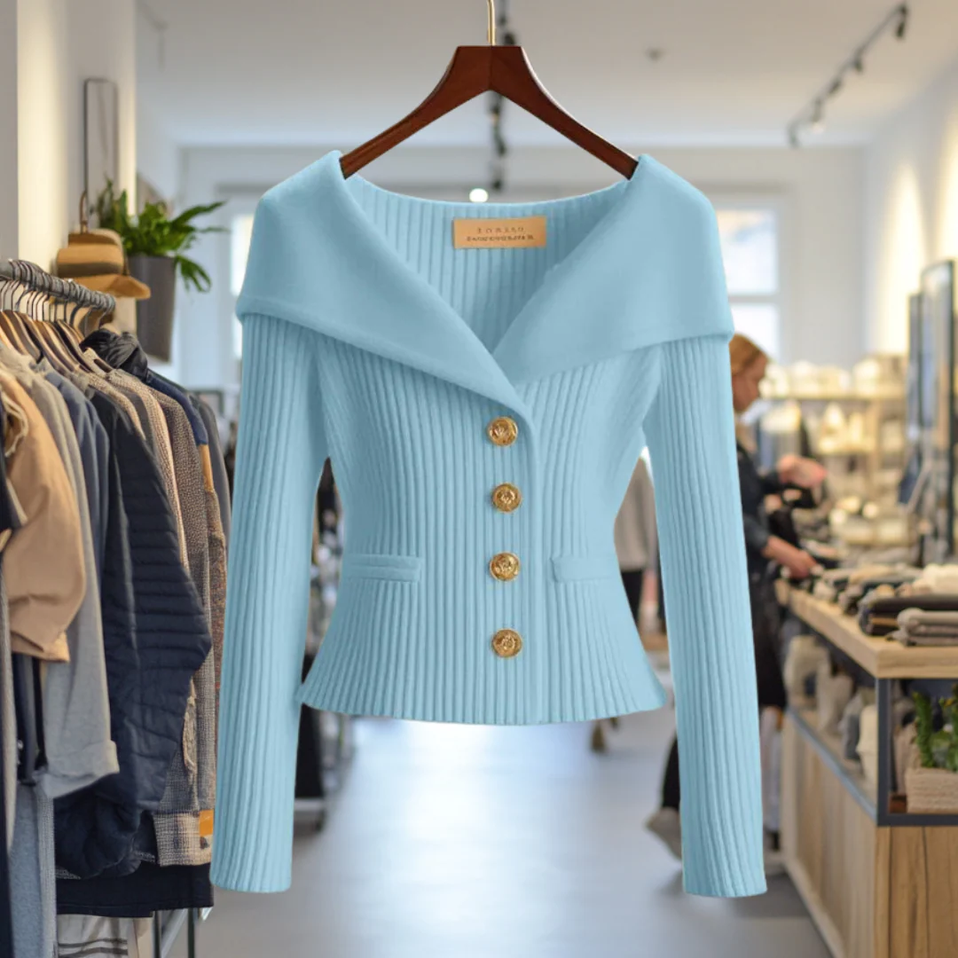 Jovana - Cardigan a coste elegante - Image 5