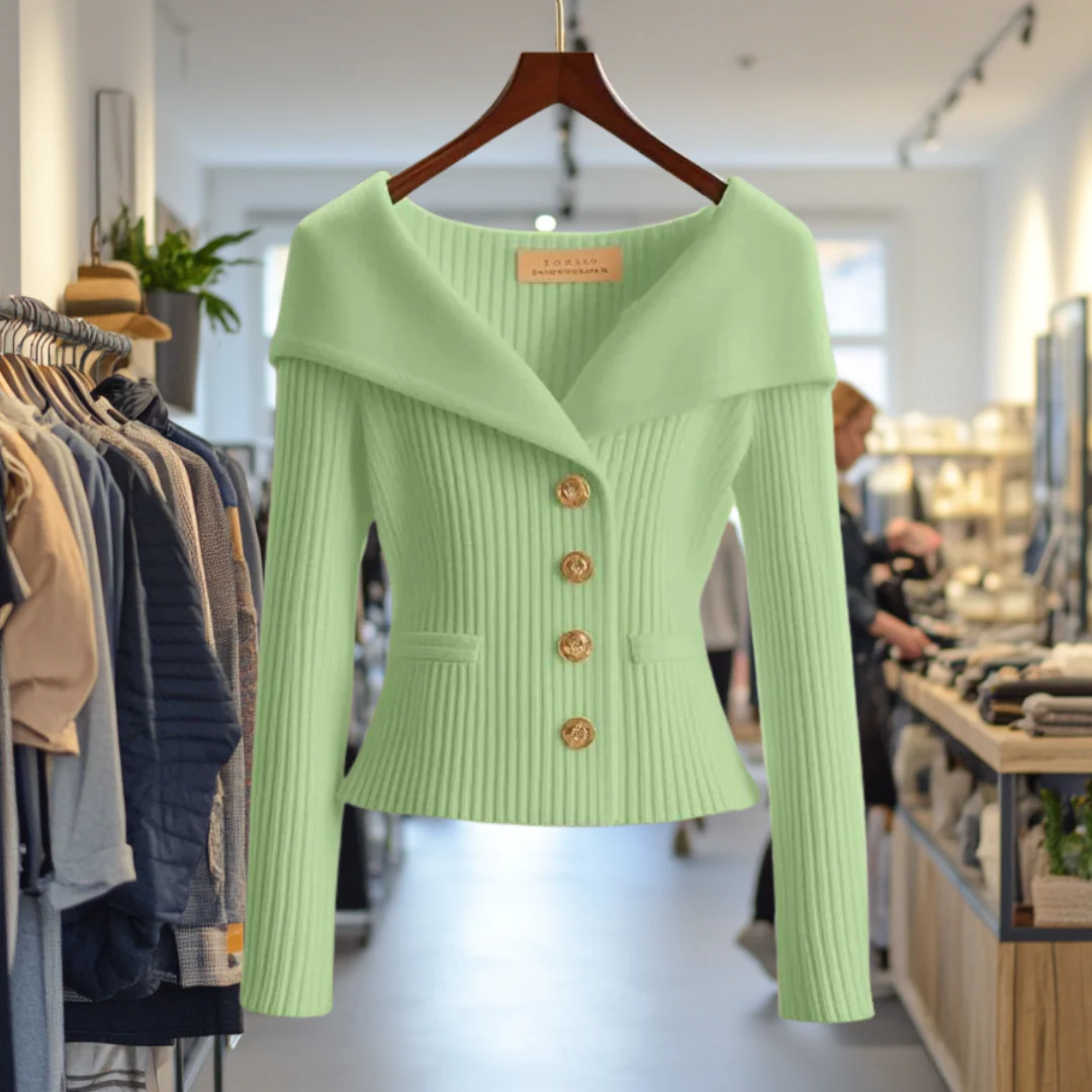 Jovana - Cardigan a coste elegante - Image 7