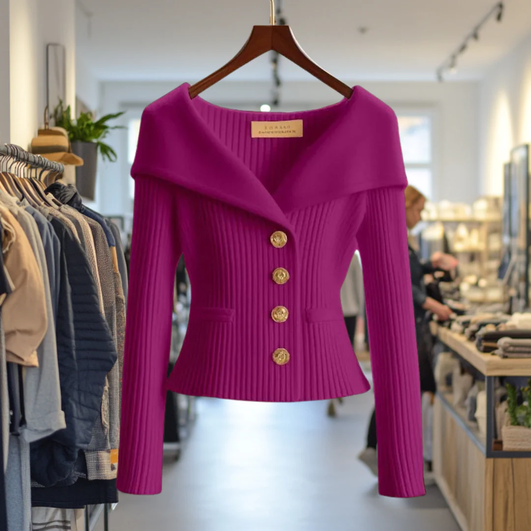 Jovana - Cardigan a coste elegante - Image 9