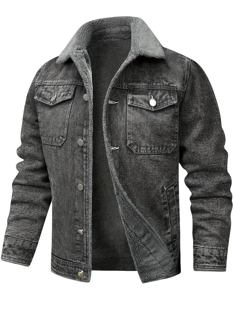 Lanz - Giubbotto in Denim Resistente - Image 3