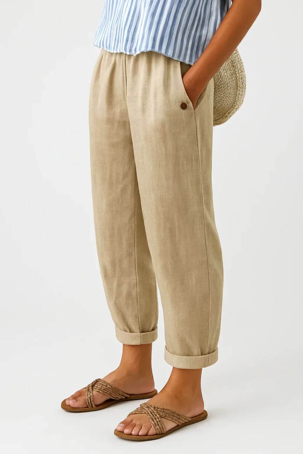 Leontina - Pantaloni di Eleganza Morbida - Image 2