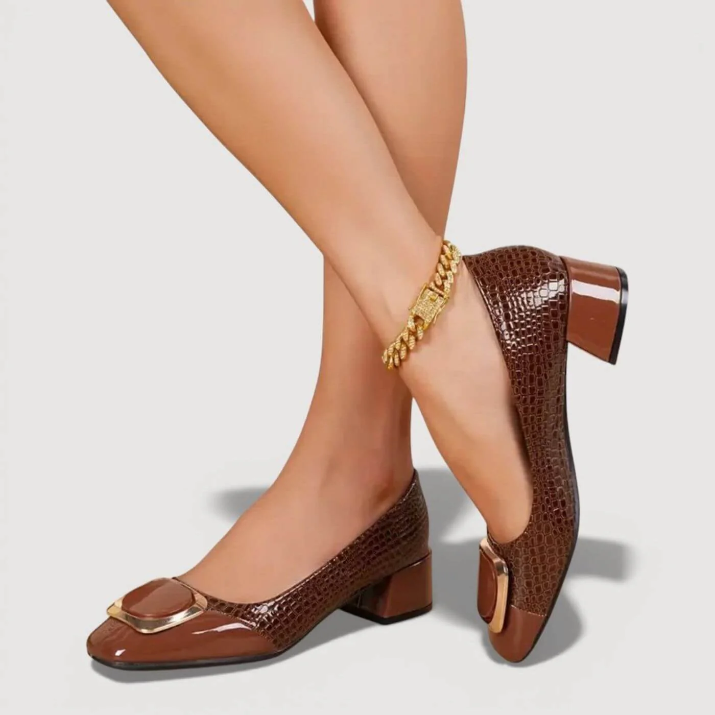 Lorenza - Eleganti Sandali con Tacco a Blocchi