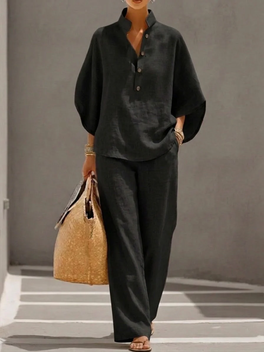Marta - Ensemble in Lino Rilassato - Image 5
