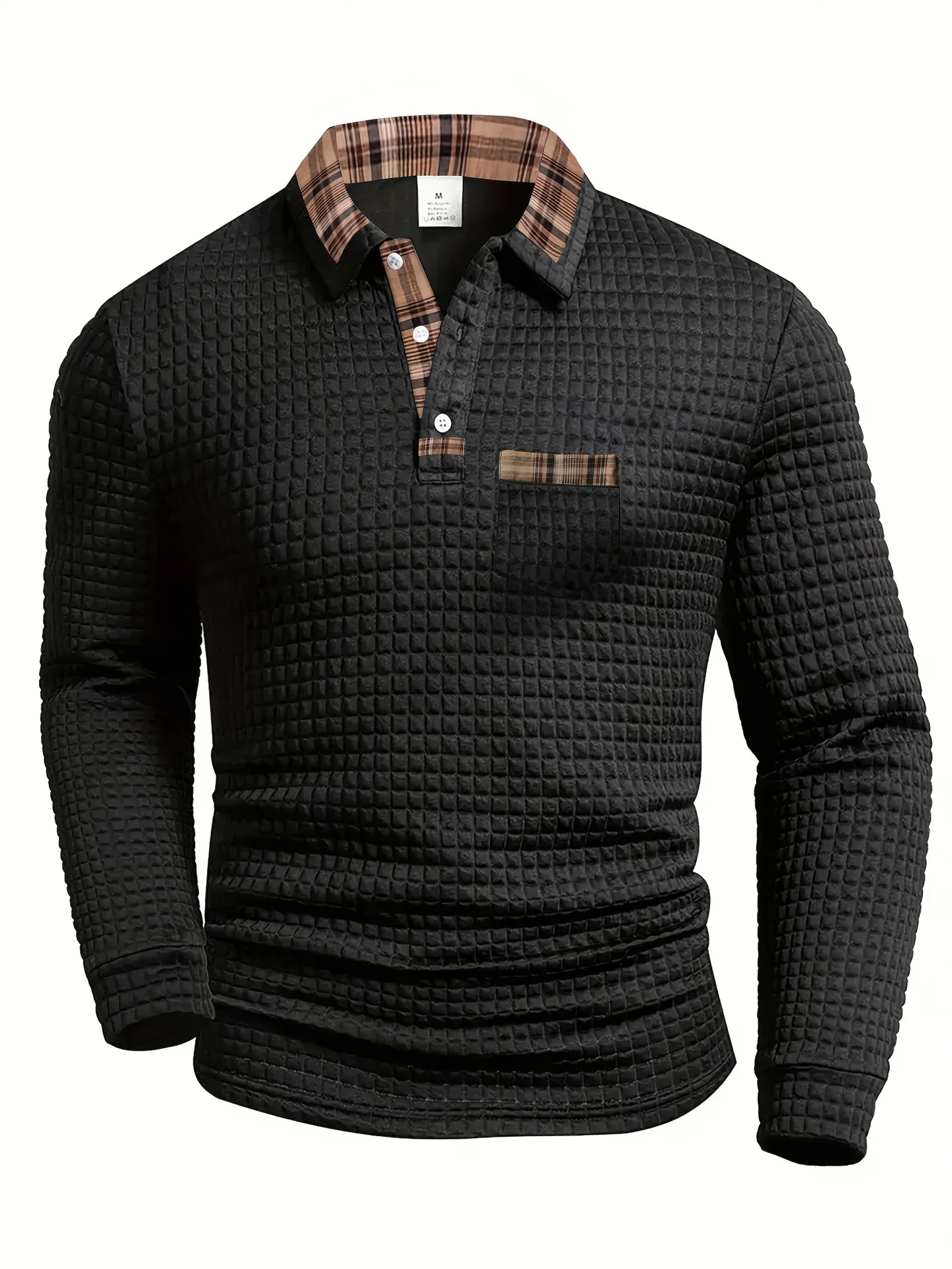 Remo - Polo in Waffle Cozy - Image 4