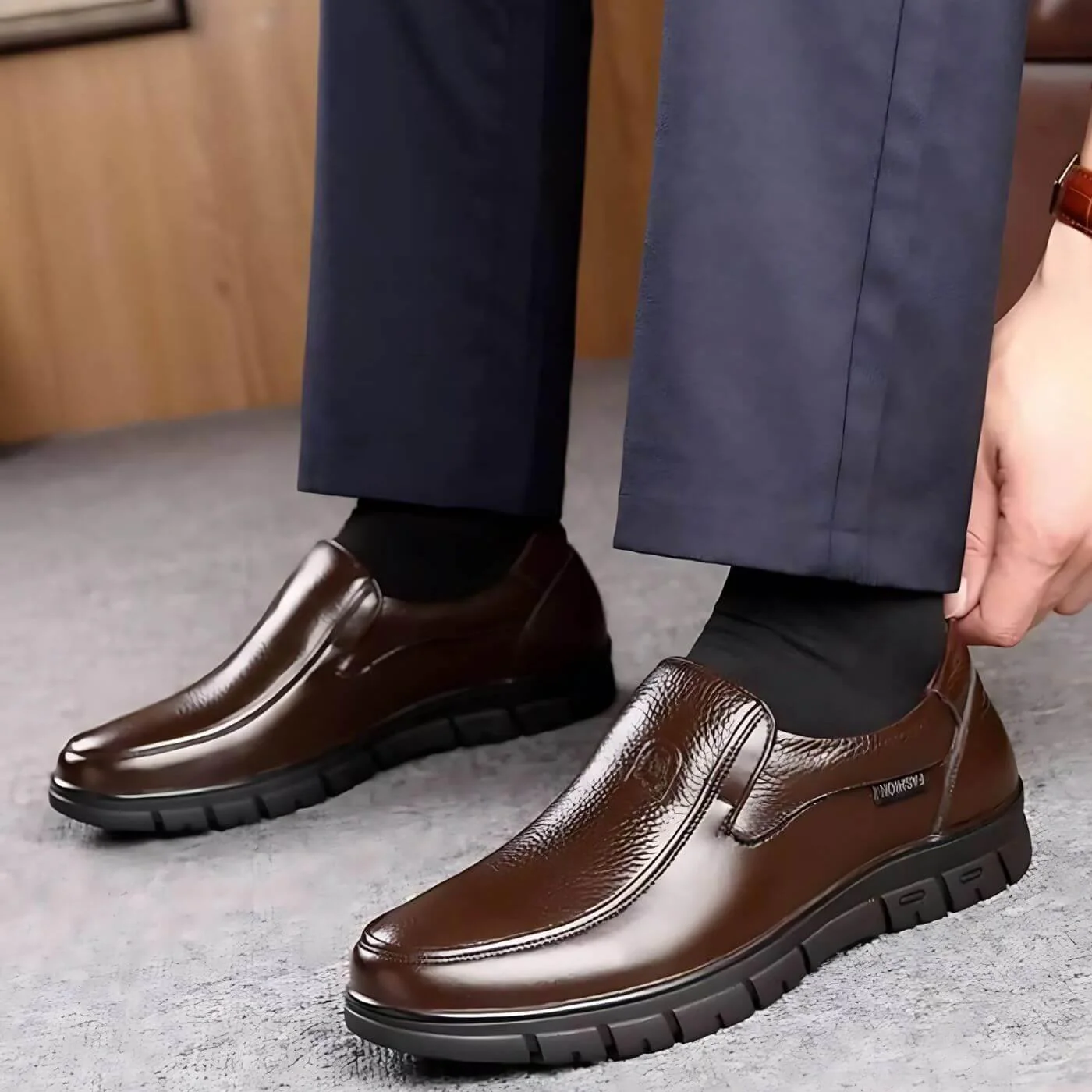 Renzo - Scarpe Slip-On Imbottite - Image 5