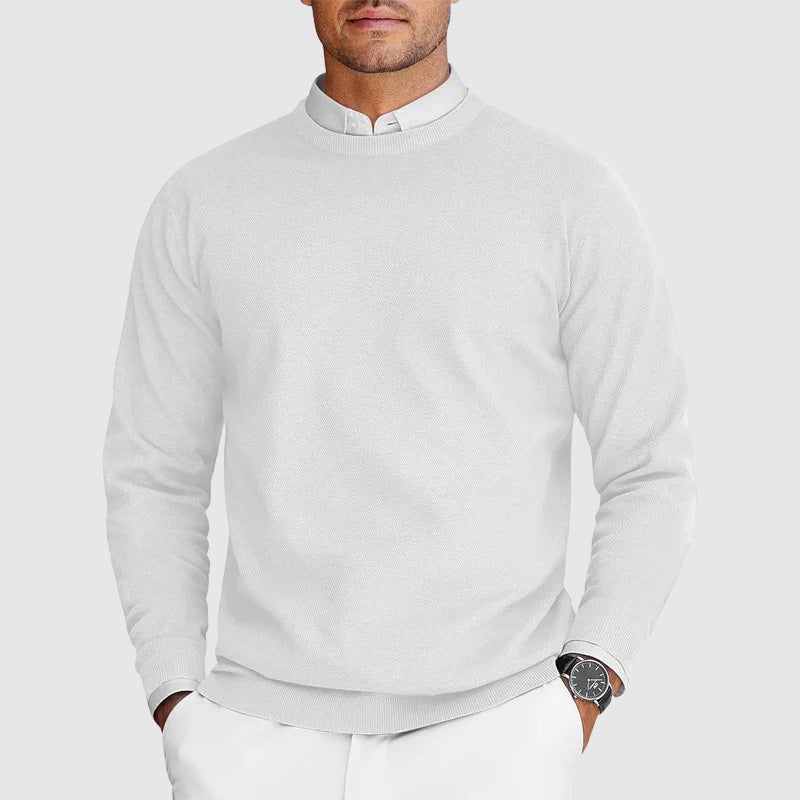 Salamone - Maglione A Maniche Lunghe Con Collo A Giro - Image 4