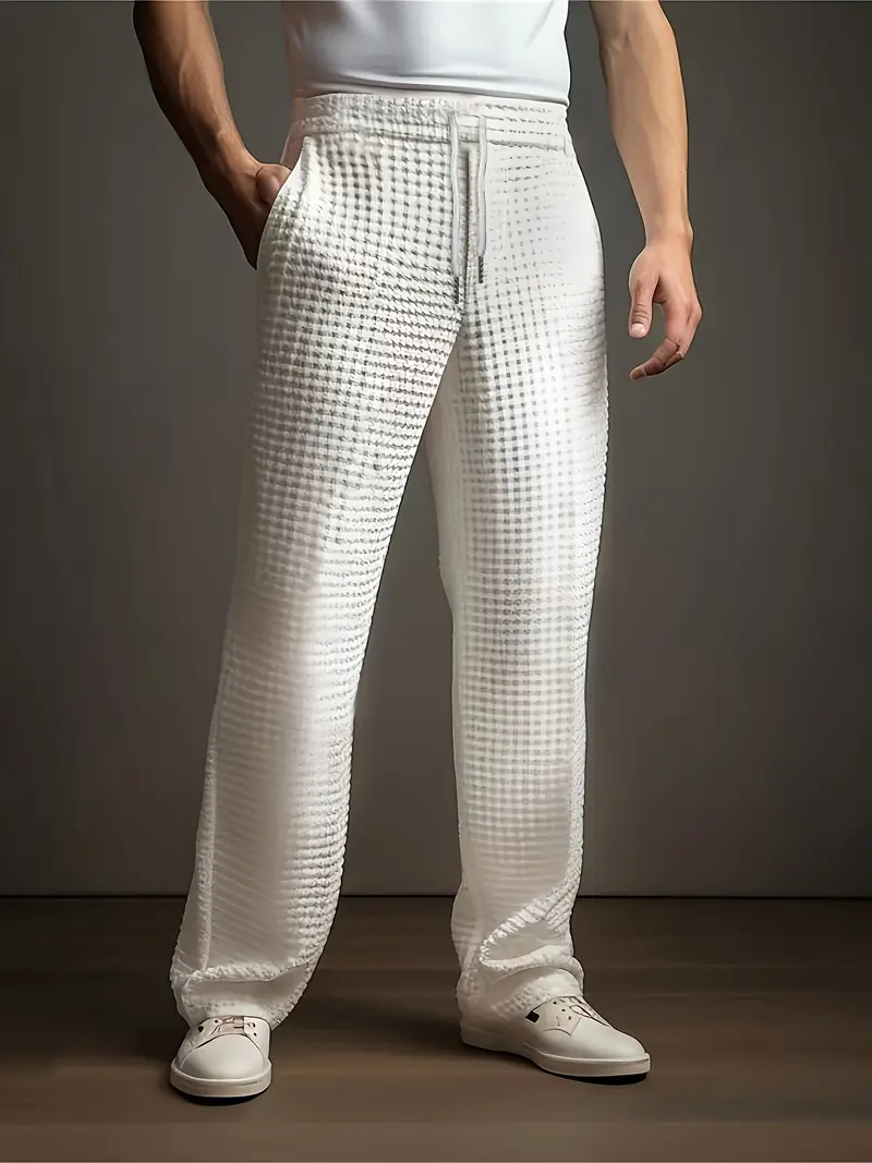 Salvatore - Pantaloni Textured Rilassati