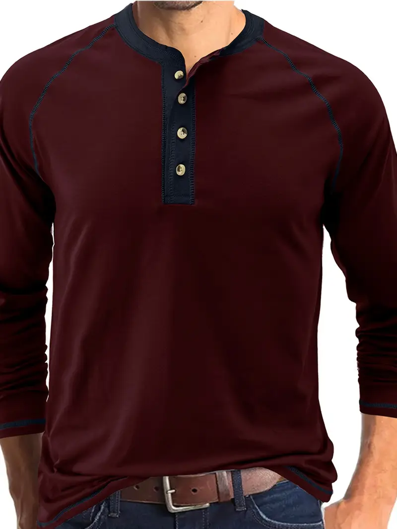 Simone - Elegante Henley in Cotone - Image 2