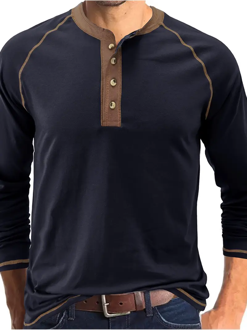 Simone - Elegante Henley in Cotone - Image 3