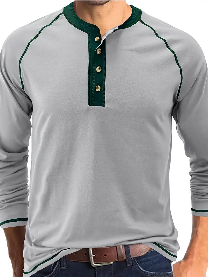 Simone - Elegante Henley in Cotone - Image 4