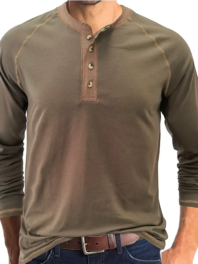 Simone - Elegante Henley in Cotone - Image 5