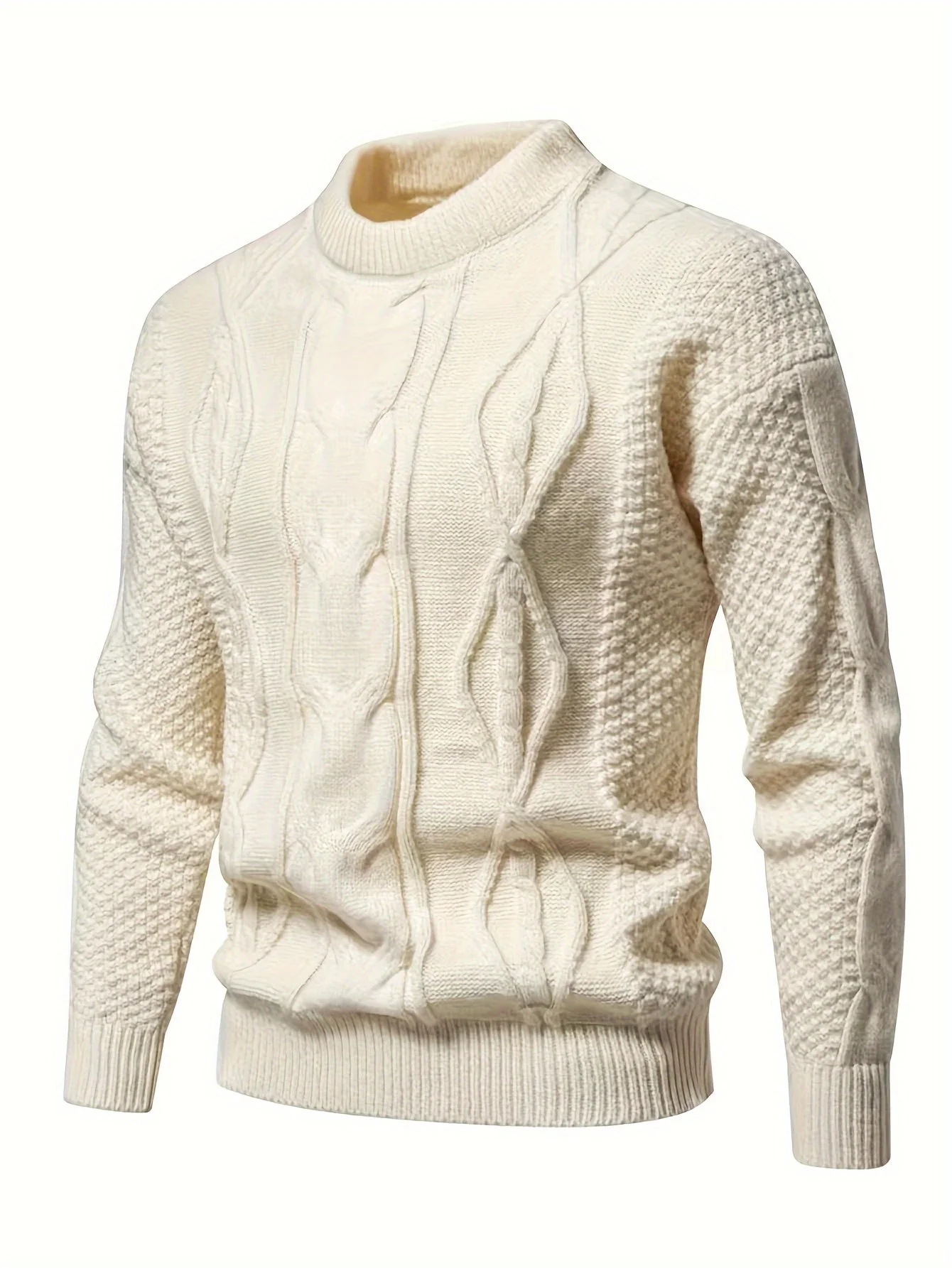 Thadeo - Maglione Cozy in Maglia a Trecce - Image 6
