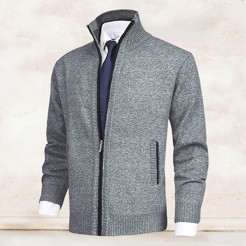 Timeo - Cardigan con Zip Accogliente - Image 2