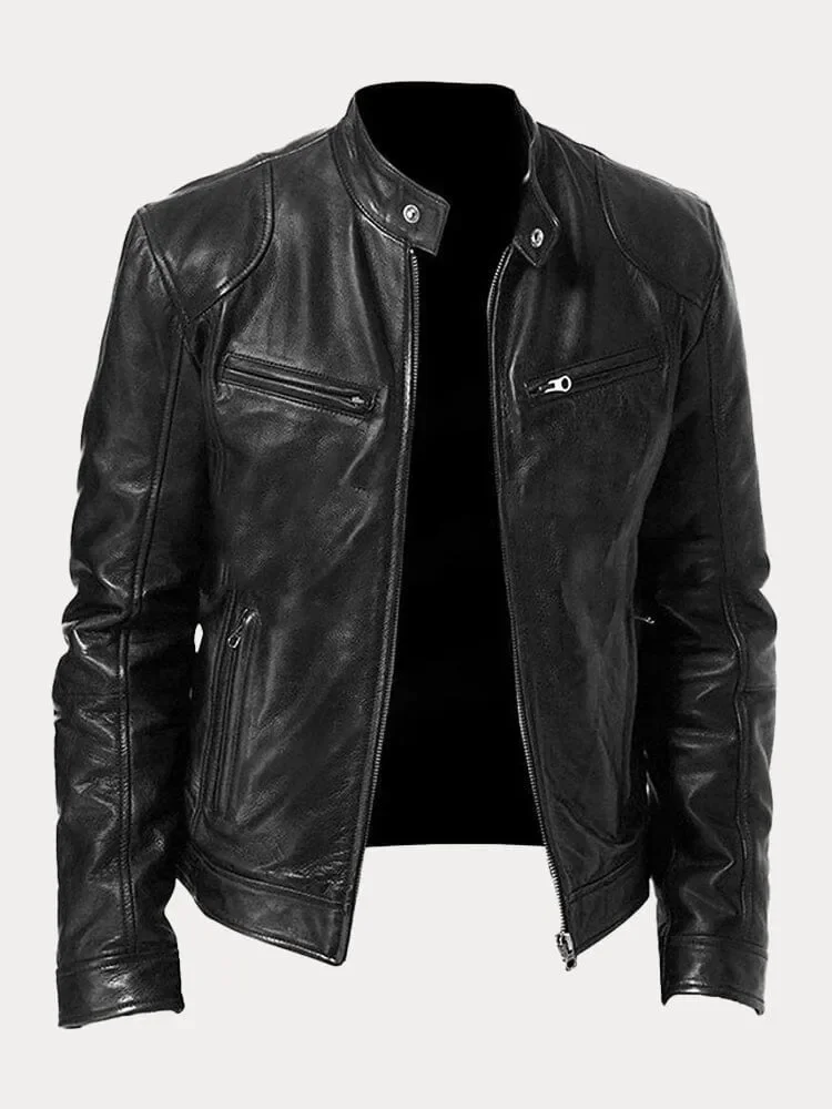 Tommaso - Giacca in Pelle Chic