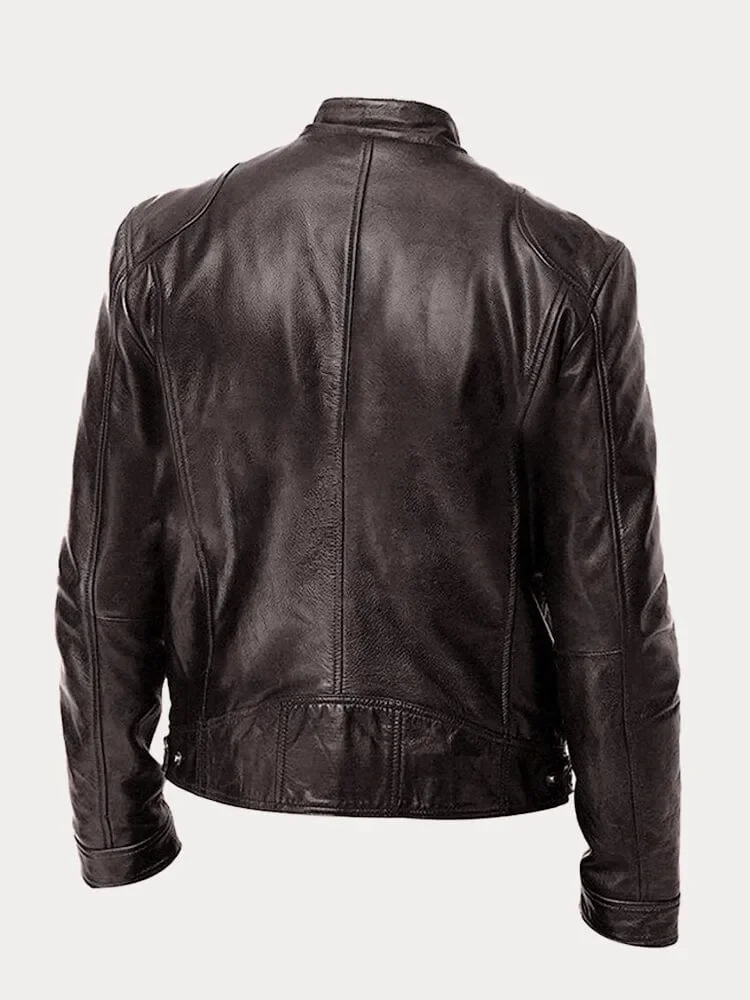 Tommaso - Giacca in Pelle Chic - Image 4