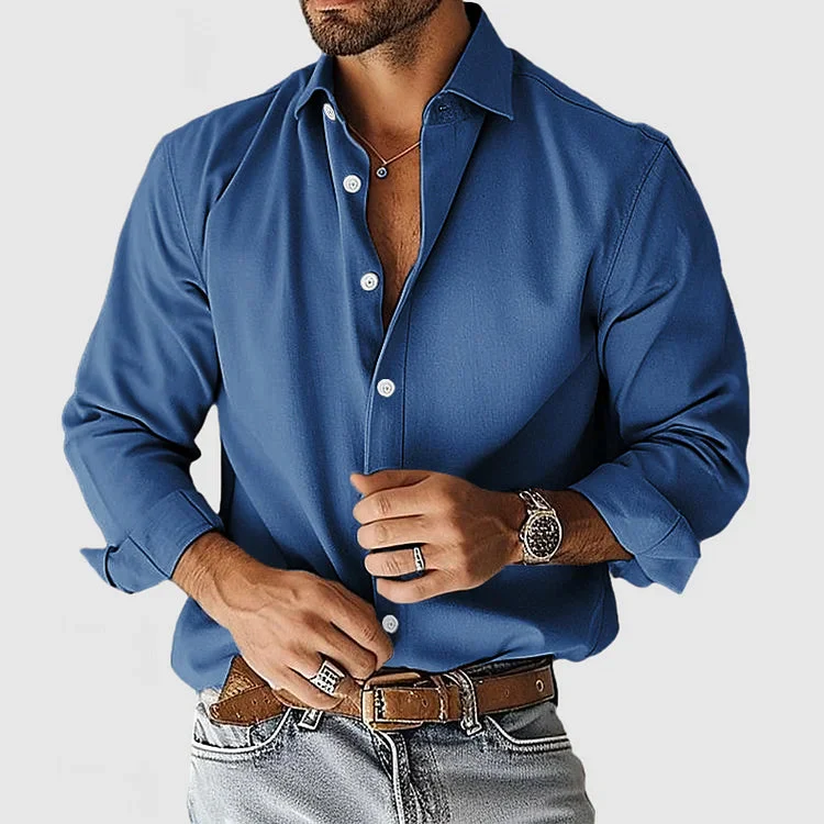 Ugo - Camicia di raso liscio - Image 6